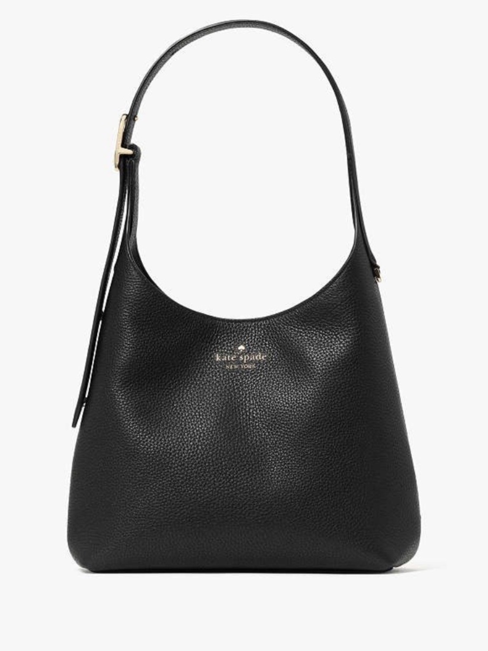 Kate Spade 454 Small Shoulder Bag Black Leather EUC $329
